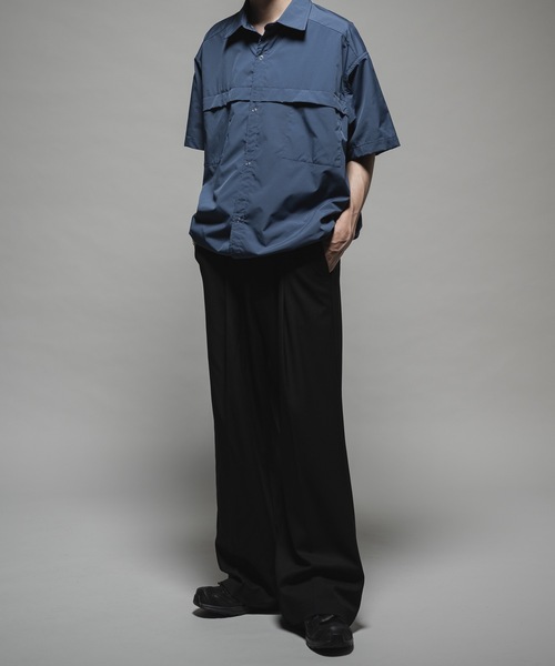 CASPER JOHN（キャスパージョン）の「Bubble tech fishing shirts/バブルテックフィッシングシャツ（シャツ/ブラウス・メンズ・ブラック/サックスブルー/グレー/ブルー/ホワイト・X-SMALL/SMALL/MEDIUM/LARGE）」の11枚目の写真
