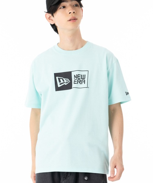 NEW ERA(ニューエラ)の「ニューエラ 半袖Tシャツ ボックスロゴ コットン(Tシャツ/カットソー・メンズ・ブラック/ブルー/ベージュ/ホワイト・L/XXL/XL/S/M)」の4枚目の写真