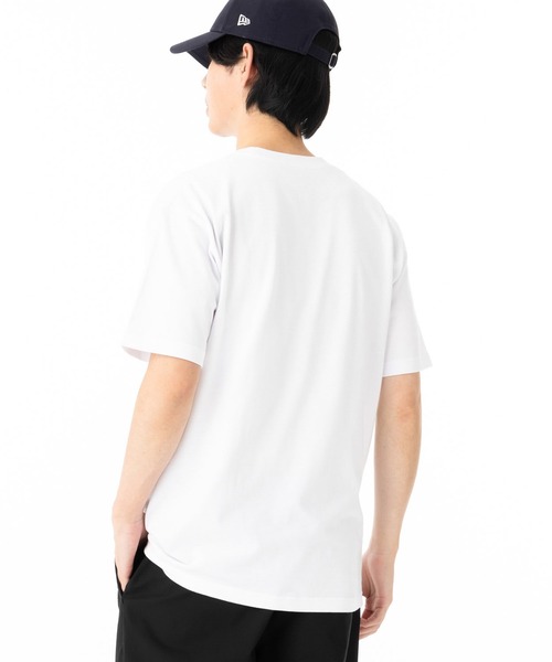 NEW ERA(ニューエラ)の「ニューエラ 半袖Tシャツ ボックスロゴ コットン(Tシャツ/カットソー・メンズ・ブラック/ブルー/ベージュ/ホワイト・L/XXL/XL/S/M)」の8枚目の写真