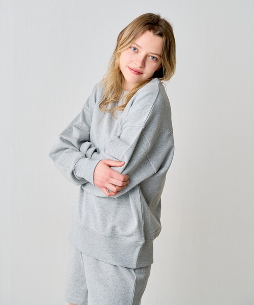 COLONY 2139（コロニートゥーワンスリーナイン）の「フレンチテリースウェットプルオーバー（スウェット・メンズ・ブラック/グレー・LARGE/MEDIUM/SMALL）」の6枚目の写真