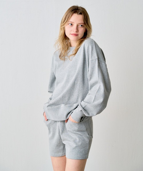 COLONY 2139（コロニートゥーワンスリーナイン）の「フレンチテリースウェットプルオーバー（スウェット・メンズ・ブラック/グレー・LARGE/MEDIUM/SMALL）」の7枚目の写真