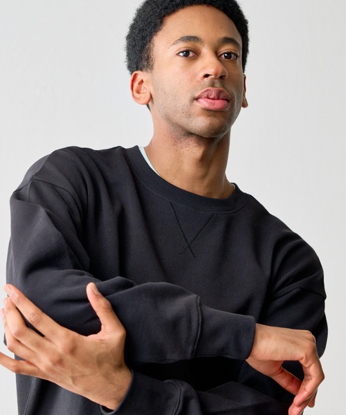 COLONY 2139（コロニートゥーワンスリーナイン）の「フレンチテリースウェットプルオーバー（スウェット・メンズ・ブラック/グレー・LARGE/MEDIUM/SMALL）」の3枚目の写真