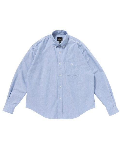 MAGIC NUMBER（マジック ナンバー）の「【MAGIC NUMBER】 OXFORD B.D SHIRT オックスフォードビーディーシャツ（シャツ/ブラウス・メンズ・ブラック/ブルー/ホワイト/グリーン・MEDIUM/LARGE/X-LARGE）」の4枚目の写真