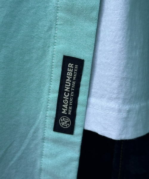 MAGIC NUMBER（マジック ナンバー）の「【MAGIC NUMBER】 OXFORD B.D SHIRT オックスフォードビーディーシャツ（シャツ/ブラウス・メンズ・ブラック/ブルー/ホワイト/グリーン・MEDIUM/LARGE/X-LARGE）」の17枚目の写真