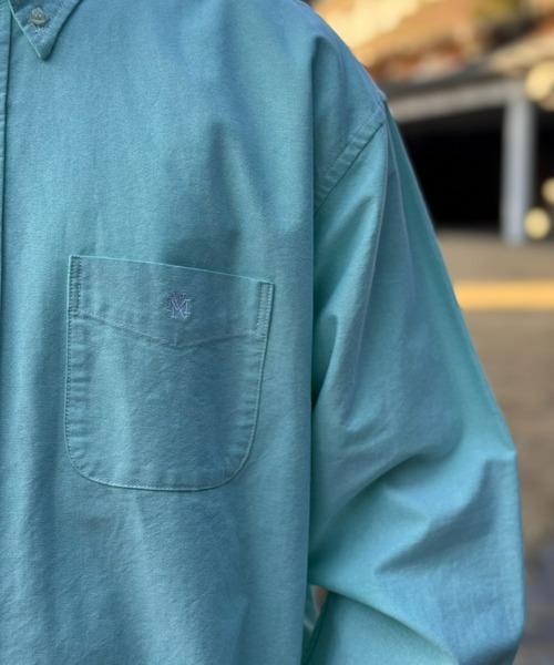MAGIC NUMBER（マジック ナンバー）の「【MAGIC NUMBER】 OXFORD B.D SHIRT オックスフォードビーディーシャツ（シャツ/ブラウス・メンズ・ブラック/ブルー/ホワイト/グリーン・MEDIUM/LARGE/X-LARGE）」の19枚目の写真