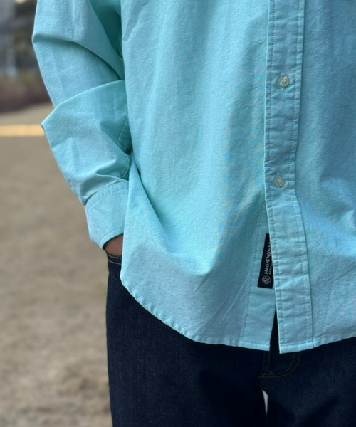 MAGIC NUMBER（マジック ナンバー）の「【MAGIC NUMBER】 OXFORD B.D SHIRT オックスフォードビーディーシャツ（シャツ/ブラウス・メンズ・ブラック/ブルー/ホワイト/グリーン・MEDIUM/LARGE/X-LARGE）」の20枚目の写真