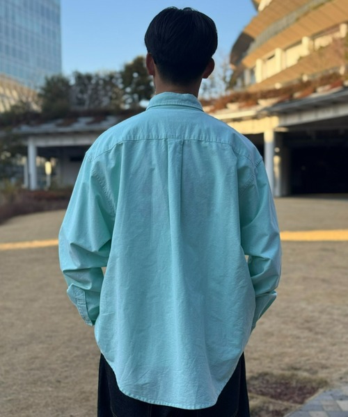 MAGIC NUMBER（マジック ナンバー）の「【MAGIC NUMBER】 OXFORD B.D SHIRT オックスフォードビーディーシャツ（シャツ/ブラウス・メンズ・ブラック/ブルー/ホワイト/グリーン・MEDIUM/LARGE/X-LARGE）」の16枚目の写真