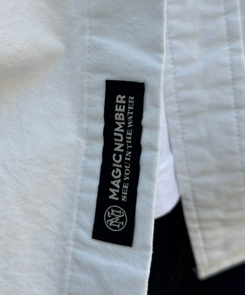 MAGIC NUMBER（マジック ナンバー）の「【MAGIC NUMBER】 OXFORD B.D SHIRT オックスフォードビーディーシャツ（シャツ/ブラウス・メンズ・ブラック/ブルー/ホワイト/グリーン・MEDIUM/LARGE/X-LARGE）」の8枚目の写真