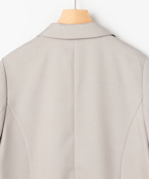 MICO COULIER（ミコクリエ）の「《セットアップ対応》ライトモククロス ジャケット（テーラードジャケット・レディース・ネイビー/グレイッシュベージュ・38）」の14枚目の写真