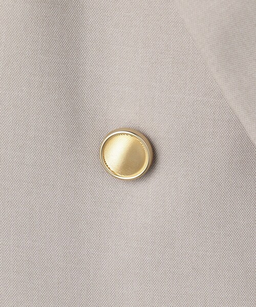 MICO COULIER（ミコクリエ）の「《セットアップ対応》ライトモククロス ジャケット（テーラードジャケット・レディース・ネイビー/グレイッシュベージュ・38）」の18枚目の写真