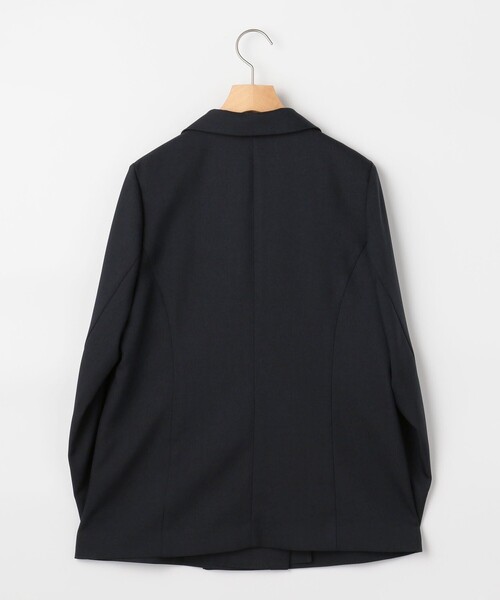 MICO COULIER（ミコクリエ）の「《セットアップ対応》ライトモククロス ジャケット（テーラードジャケット・レディース・ネイビー/グレイッシュベージュ・38）」の19枚目の写真