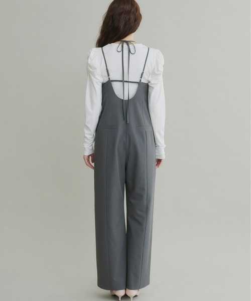Olu.（オルドット）の「ダブルストラップオールインワン（つなぎ/オールインワン・レディース・ベージュ/チャコールグレー・0/1）」の17枚目の写真