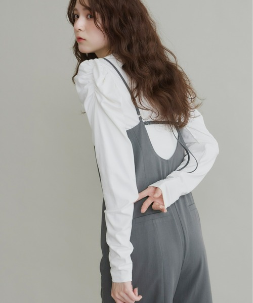 Olu.（オルドット）の「ダブルストラップオールインワン（つなぎ/オールインワン・レディース・ベージュ/チャコールグレー・0/1）」の19枚目の写真