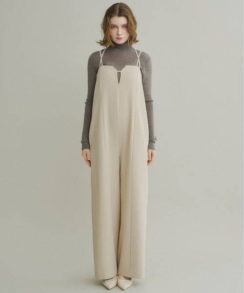 Olu.（オルドット）の「ダブルストラップオールインワン（つなぎ/オールインワン・レディース・ベージュ/チャコールグレー・0/1）」の11枚目の写真