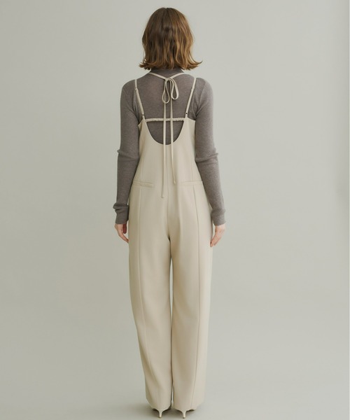 Olu.（オルドット）の「ダブルストラップオールインワン（つなぎ/オールインワン・レディース・ベージュ/チャコールグレー・0/1）」の13枚目の写真