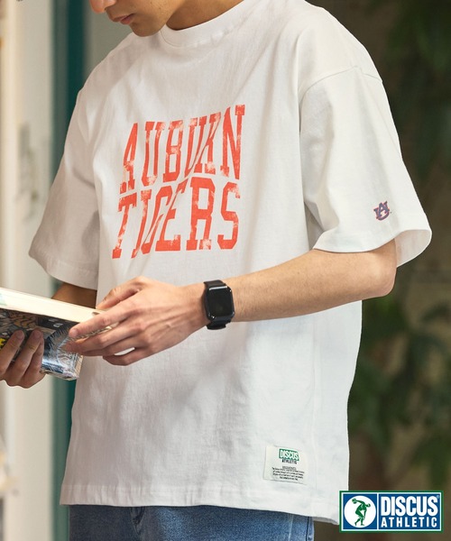 【Reputation Studios】Athletic Dept ヴィンテージ 半袖Tシャツ セール】【DISCUS×University】ヴィンテージライクカレッジ