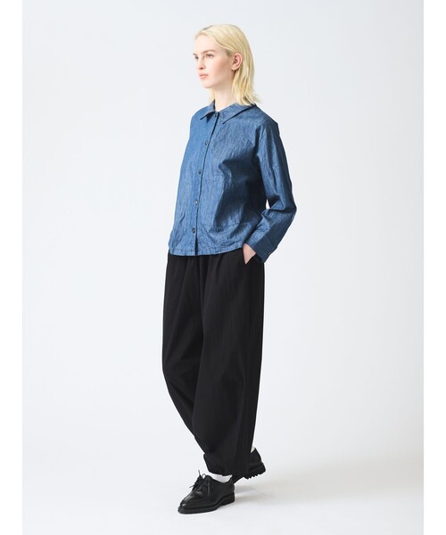 mizuiro ind デニムコンパクトシャツ（シャツ/ブラウス）｜mizuiroind