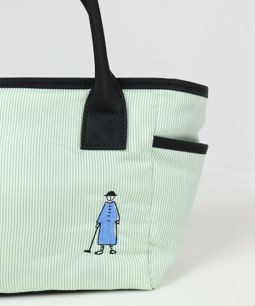 PICONE CLUB ストライプ バイザー セール】ストライプ柄刺繍バッグ（ゴルフグッズ）｜Picone CLUB