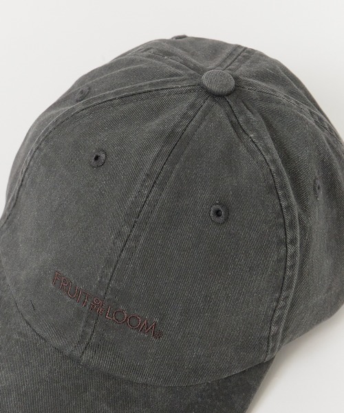 FRUIT OF THE LOOM(フルーツオブザルーム)の「FRUIT OF THE LOOM/フルーツオブザルーム PIGMENT LOGO LOW CAP キャップ(キャップ・メンズ・ブルー/チャコール/ベージュ/グリーン/ピンク/ブラウン・FREE)」の15枚目の写真