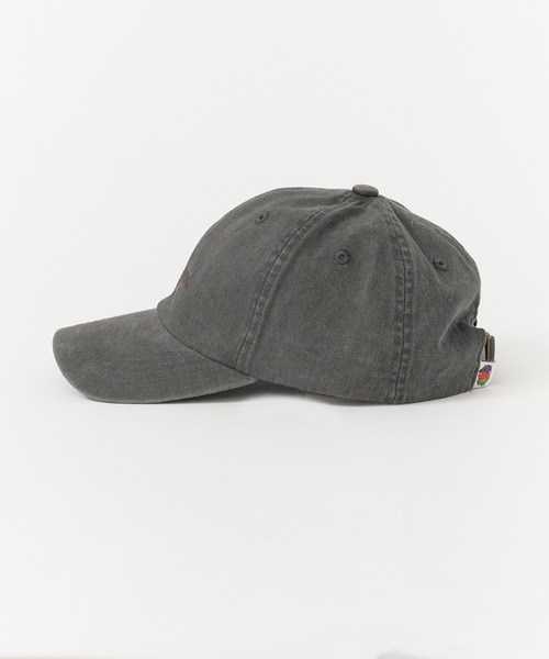 FRUIT OF THE LOOM(フルーツオブザルーム)の「FRUIT OF THE LOOM/フルーツオブザルーム PIGMENT LOGO LOW CAP キャップ(キャップ・メンズ・ブルー/チャコール/ベージュ/グリーン/ピンク/ブラウン・FREE)」の16枚目の写真