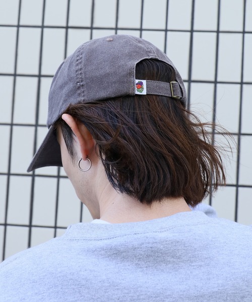 FRUIT OF THE LOOM(フルーツオブザルーム)の「FRUIT OF THE LOOM/フルーツオブザルーム PIGMENT LOGO LOW CAP キャップ(キャップ・メンズ・ブルー/チャコール/ベージュ/グリーン/ピンク/ブラウン・FREE)」の22枚目の写真