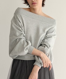 Mia   （ミア）の「スウェットオフショルプルオーバー（スウェット）」