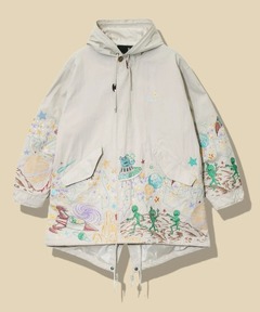 KHOKI / コッキ】 Cross-stitch coach jacket/クロス-ステッチ
