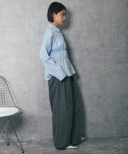 新品・未着用 ANOTHER S タック入りワイドチノパン セール】タック入り