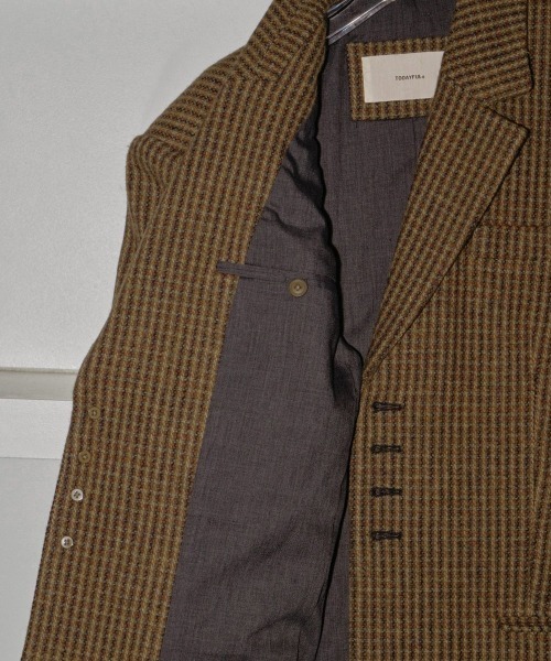 TODAYFUL（トゥデイフル）の「TODAYFUL　Wool100% Check Jacket ウール100％チェックジャケット/12420109（テーラードジャケット・レディース・キャメル・36/38）」の10枚目の写真