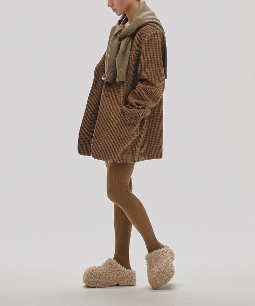 TODAYFUL（トゥデイフル）の「TODAYFUL　Wool100% Check Jacket ウール100％チェックジャケット/12420109（テーラードジャケット・レディース・キャメル・36/38）」の2枚目の写真