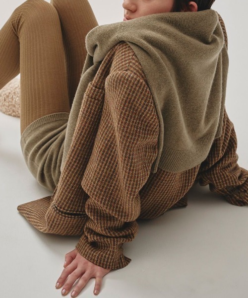 TODAYFUL（トゥデイフル）の「TODAYFUL　Wool100% Check Jacket ウール100％チェックジャケット/12420109（テーラードジャケット・レディース・キャメル・36/38）」の5枚目の写真