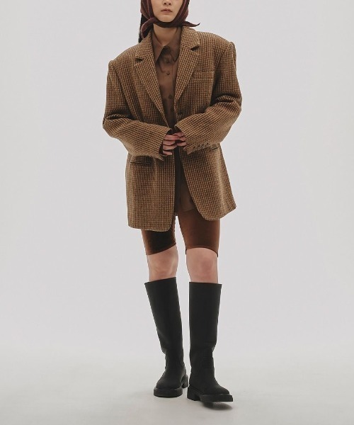 TODAYFUL（トゥデイフル）の「TODAYFUL　Wool100% Check Jacket ウール100％チェックジャケット/12420109（テーラードジャケット・レディース・キャメル・36/38）」の6枚目の写真