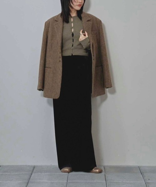 TODAYFUL（トゥデイフル）の「TODAYFUL　Wool100% Check Jacket ウール100％チェックジャケット/12420109（テーラードジャケット・レディース・キャメル・36/38）」の14枚目の写真