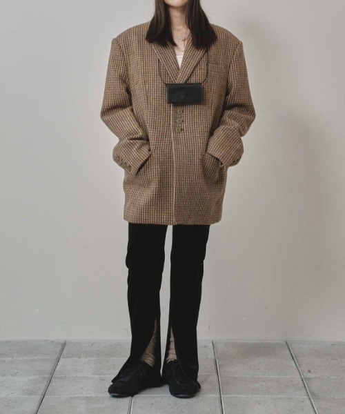 TODAYFUL（トゥデイフル）の「TODAYFUL　Wool100% Check Jacket ウール100％チェックジャケット/12420109（テーラードジャケット・レディース・キャメル・36/38）」の16枚目の写真
