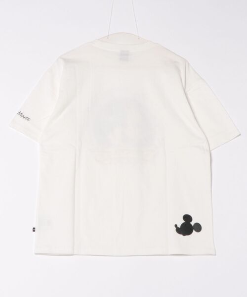 綿100％】 親子お揃い ディズニー カラフルBIGフェイスTシャツ