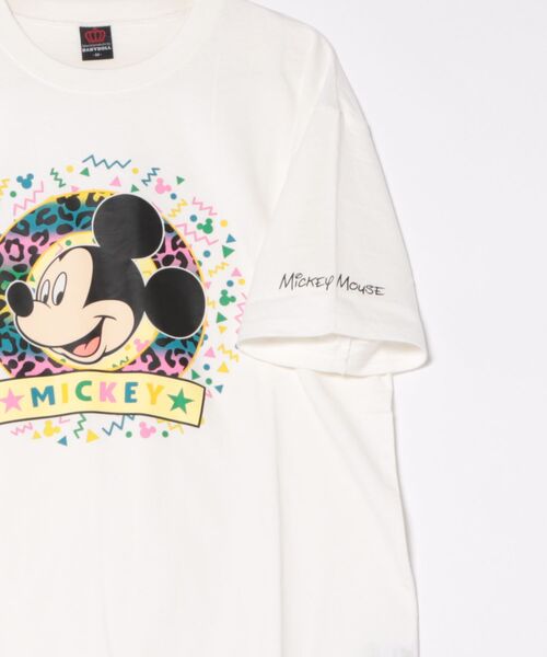 Disney(ディズニー)の「【綿100%】 親子お揃い ディズニー カラフルBIGフェイスTシャツ 0291A(Tシャツ/カットソー・メンズ・ブラック×レッド/その他9・S/M/L/XL)」の4枚目の写真