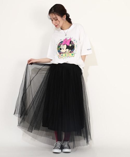 Disney(ディズニー)の「【綿100%】 親子お揃い ディズニー カラフルBIGフェイスTシャツ 0291A(Tシャツ/カットソー・メンズ・ブラック×レッド/その他9・S/M/L/XL)」の9枚目の写真