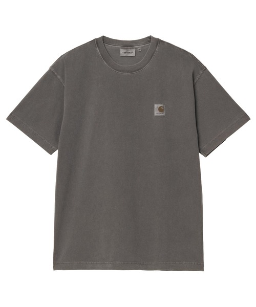 Carhartt WIP(カーハートダブリューアイピー)の「Carhartt WIP/カーハートダブリューアイピー 半袖Tシャツ ワンポイント S/S NELSON T-SHIRT I029949(Tシャツ/カットソー・メンズ・スモークグレー/ベージュ/キャメル・M/L/XL)」の2枚目の写真