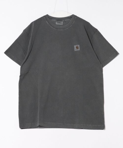 Carhartt WIP(カーハートダブリューアイピー)の「Carhartt WIP/カーハートダブリューアイピー 半袖Tシャツ ワンポイント S/S NELSON T-SHIRT I029949(Tシャツ/カットソー・メンズ・スモークグレー/ベージュ/キャメル・M/L/XL)」の5枚目の写真
