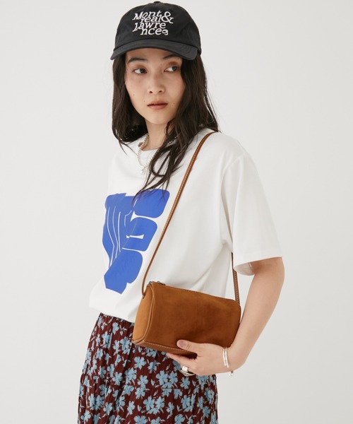 MIRROR STOKE（ミラーストーク）の「≪WEB限定≫【新色追加】SUEDE RECTANGLE BAG/スエードレクタングルバッグ（ショルダーバッグ・レディース・キャメル/ブラック/ブラウン・FREE）」の14枚目の写真