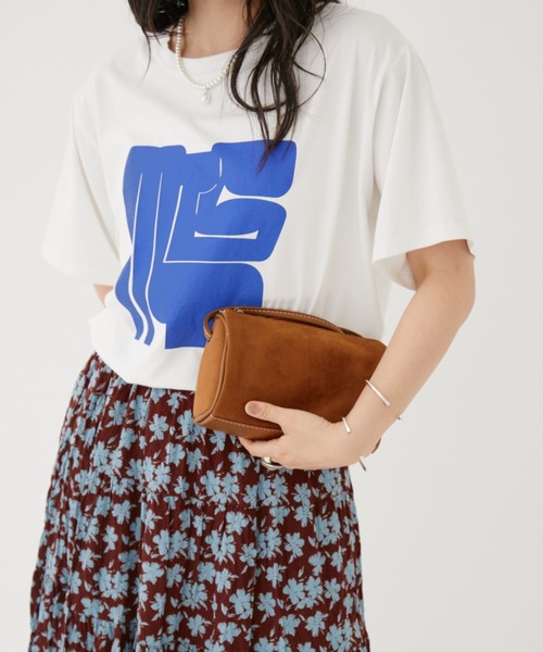 MIRROR STOKE（ミラーストーク）の「≪WEB限定≫【新色追加】SUEDE RECTANGLE BAG/スエードレクタングルバッグ（ショルダーバッグ・レディース・キャメル/ブラック/ブラウン・FREE）」の16枚目の写真