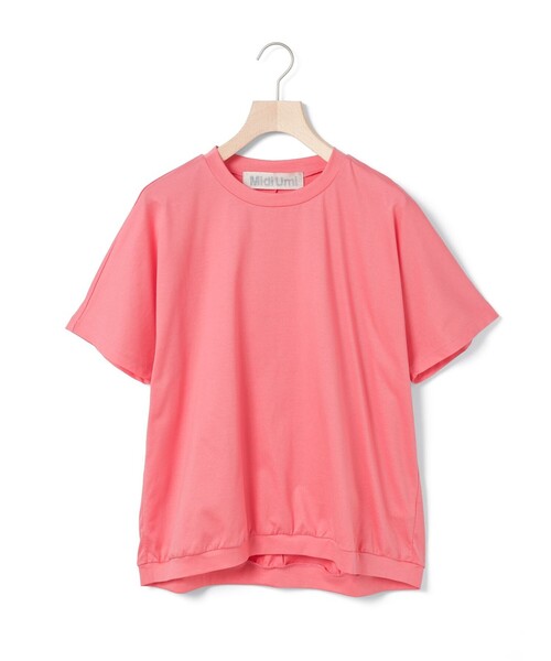 MidiUmi ギャザードルマンスリーブプルオーバー（Tシャツ