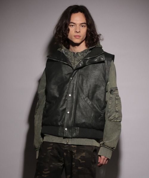 HARE（ハレ）の「【UNDERGROUND MODE】フードベスト(HARE)（その他アウター・メンズ・ブラック・FREE）」の12枚目の写真