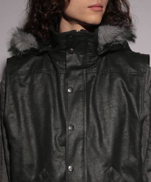 HARE（ハレ）の「【UNDERGROUND MODE】フードベスト(HARE)（その他アウター・メンズ・ブラック・FREE）」の16枚目の写真