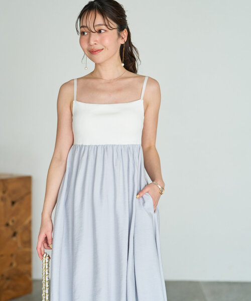 ななビッグパールキャミワンピースLa boutique BonBon La boutique BonBon（ラブティックボンボン）の「ラッフルキャミ