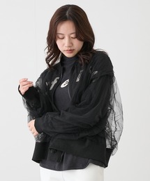 メッシュブルゾン
