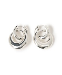 Demi-Luxe BEAMS | quip queint / ボウリング ダブル フープ ピアス(ピアス(両耳用))