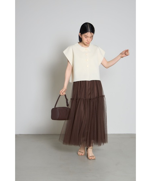 衿付きニットトップス（その他アウター）｜&. NOSTALGIA（アンドドット