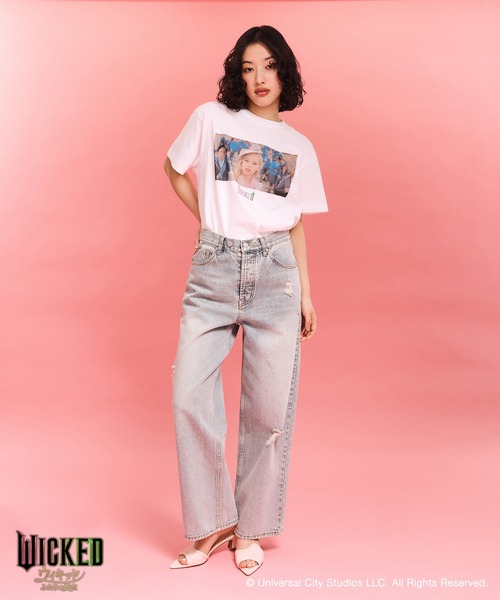 ADAM ET ROPE'（アダムエロペ）の「【WEB限定】ウィキッド for ADAM ET ROPE TEE（Tシャツ/カットソー・レディース・ホワイト系その他/ホワイト系その他3/ブラック/ブラック系その他2/ブラック系その他/ホワイト系その他2・S/M）」の8枚目の写真