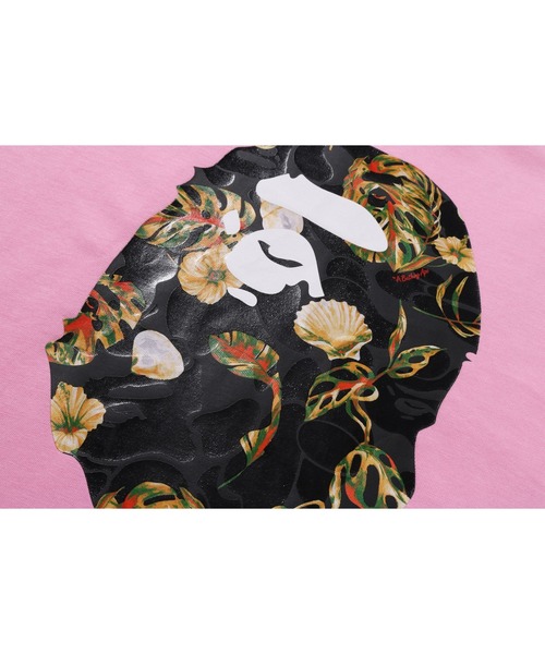すぐ届く【BAPE】VACATION PATTERN APE HEAD RELAXED FIT TEE A BATHING APE® Vacation Pattern Ape Head Relaxed Fit Tee